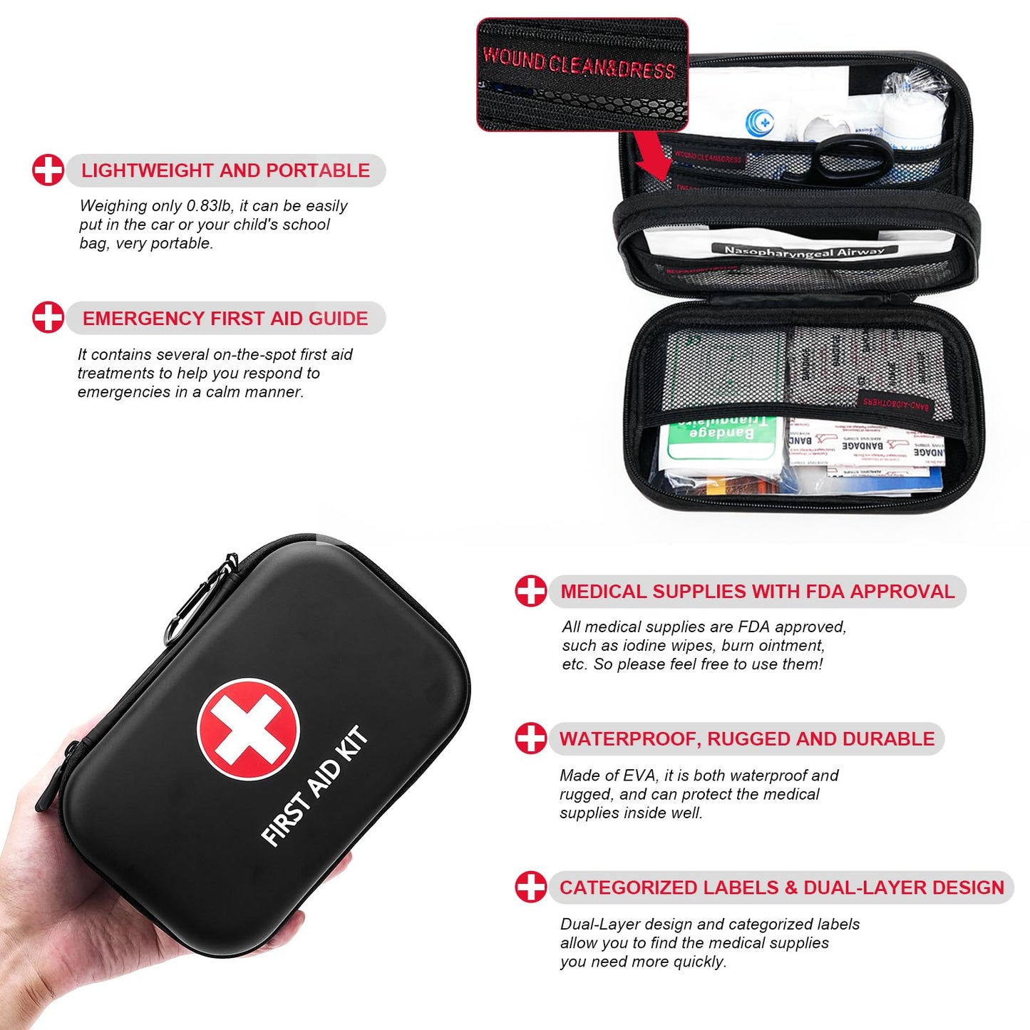 118-Piece Compact First Aid Kit